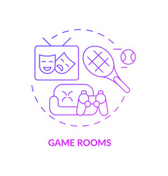 Office Recreation Room Concept Icon