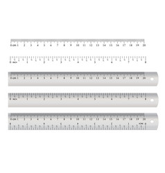 Metric Imperial Rulers Centimeter And Inch