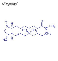 Skeletal Formula Misoprostol Drug Chemical