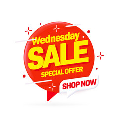 Wednesday Sale Sticker Label Template