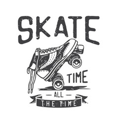 American Vintage Skate Time All The Time For T