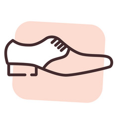 Clothing Elegant Men Shoes On White Background