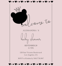 Baby Shower Invitation Card Design