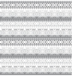 Black And White Christmas Fair Isle Seamless