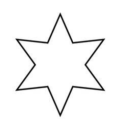 Hexagram Star Outline High Quality