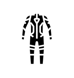 One Piece Suits Motorcycle Glyph Icon