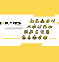 Pumpkin Halloween Autumn Orange Landing Header