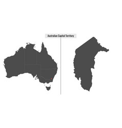 Australian Capital Territory Map State Of