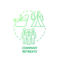 Company Resort For Staff Concept Icon