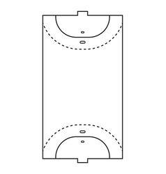 Handball Coach Board Pictogram