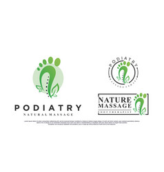 Podiatry Logo Design For Massage And Spa