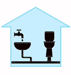 Sewerage And Water Supply In House Domestic