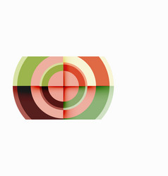 Circle Trendy Minimal Geometric Abstract