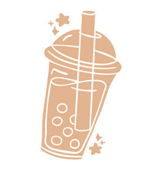 Boba Tea Cut Out