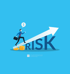 High Risk Return Concept Confident Smart