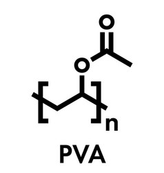 Polyvinyl Acetate Pva Polymer Chemical Structure