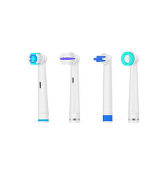 Nozzles For Electric Toothbrush Set Realistic