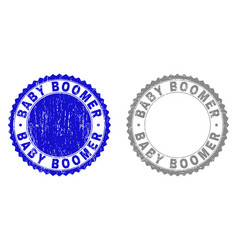 Textured Baby Boomer Grunge Stamp Seals