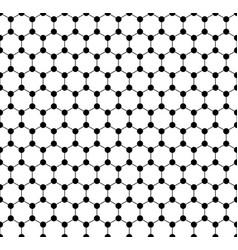 Graphene Seamless Pattern Carbon Lattice Black