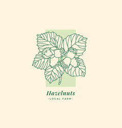 Hazelnuts Label