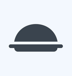 Icon Serving Food - Glyph Style - Simple