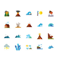 Natural Disaster Icon Set