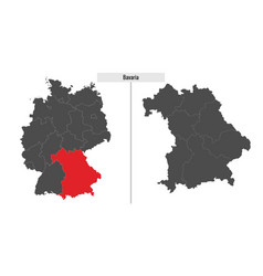 Bavaria Map State Of Germany