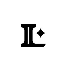 Luxury Letter L With Star Logo Design