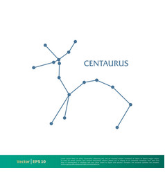 Centaurus - Constellation Star Icon Logo Template