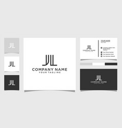 Jl Or Lj Initial Letter Logo Design