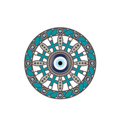 Image Of Evil Eye Amulet Or Brooch