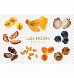 Dry Fruits Transparent Set