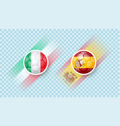 Italy Vs Spain Match European Football