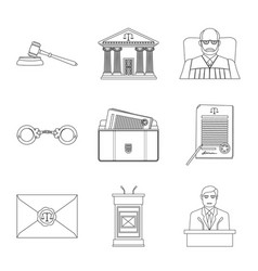 Law And Lawyer Logo Set