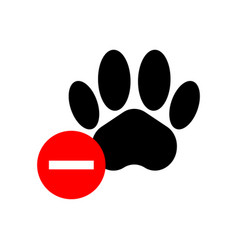 No Animals Allowed Or Animal Restrictions Sign