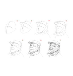 Page Shows How To Learn To Draw Sketch A Portrait