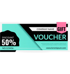 Voucher Template Gift For Customers Flyer Design