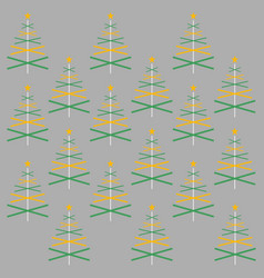 Creative Christmas Trees Pattern Texture