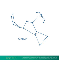 Orion - Constellation Star Icon Logo Template