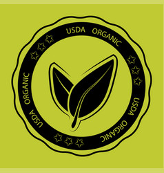 Usda Organic Label For Organic Ecological Product