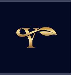 Gold Logo Y With Leaf