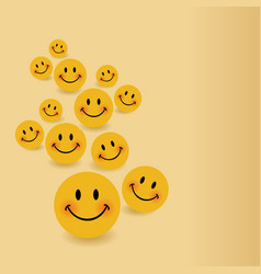 Smile Icon Background Template Smiley Faces