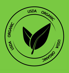 Usda Organic Label For Organic Ecological Product