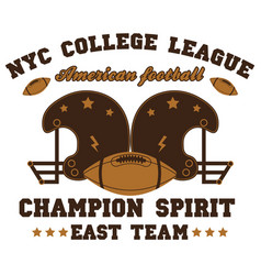 American Football League Logo Vintage