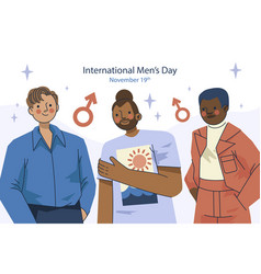 Flat International Mens Day