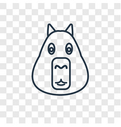 Capybara Concept Linear Icon Isolated