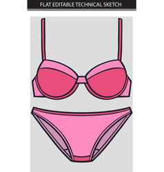 Pink Shades Lingerie Set Womens