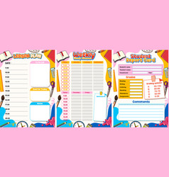 Printable Student Study Planner Sheet