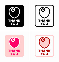 Heartfelt Thank You Communication Sign