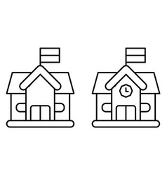 A House Icon On White Backg